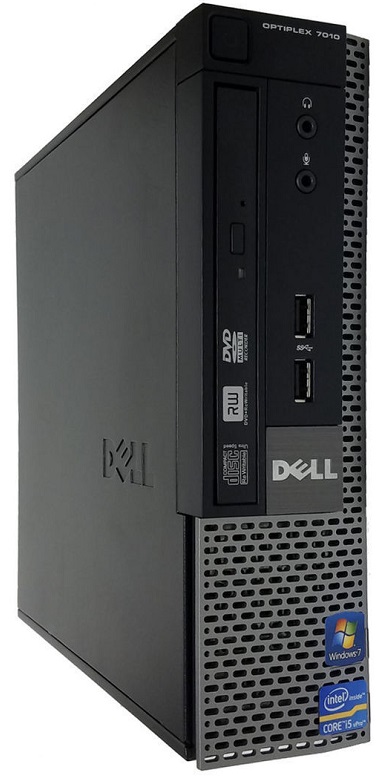 Sản phẩm Dell Optiplex 7010 USFF Core-i5 3470s/ bộ nhớ 4Gb/ ổ cứng SSD 120Gb