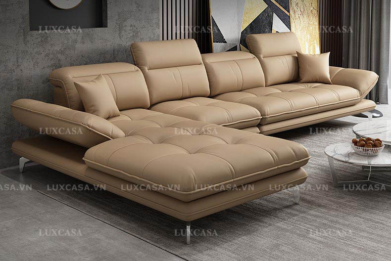 Ghế sofa giường nằm bọc da SD144