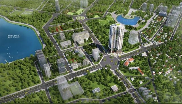 Với vị trí vàng Golden Park Tower là “trái tim” của quận Cầu Giấy